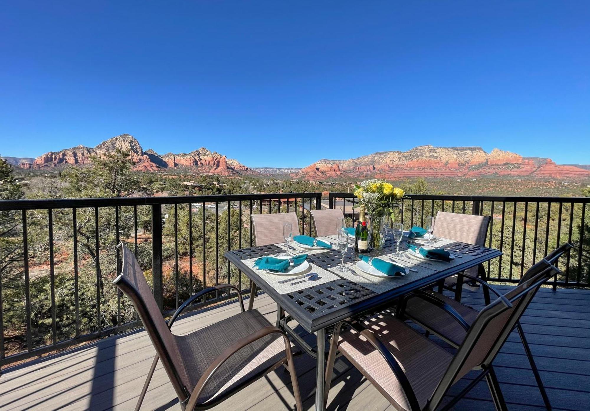 Awe Inspiring Red Rock Views With Hot Tub! Villa Sedona Exterior foto